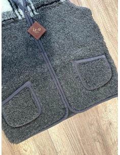 Kamizelka Męska W Serek Wełniana 100% Merynos Europejski 2