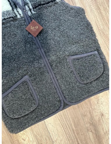 Kamizelka Męska W Serek Wełniana 100% Merynos Europejski