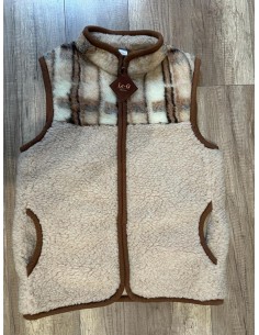 Kamizelka Męska Ze Stójką Wełniana 100% Merynos Europejski