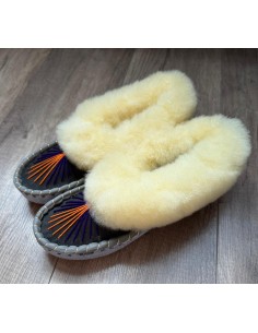 Pantofle Góralskie Zakopianki Skóra Naturalna 100% 2