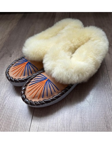 Pantofle Góralskie Zakopianki Skóra Naturalna 100%