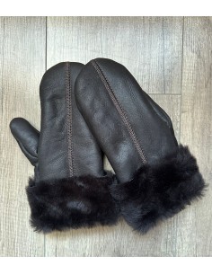 Rękawiczki Z Naturalnej Skóry Z Jednym Palcem