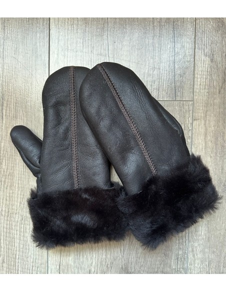 Rękawiczki Z Naturalnej Skóry Z Jednym Palcem