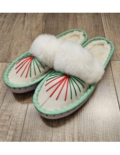 Pantofle Góralskie Zakopianki Skóra Naturalna 100% Wsówki 2