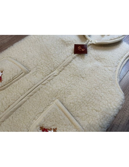 Kamizelka Damska Wełniana 100% Merynos Europejski